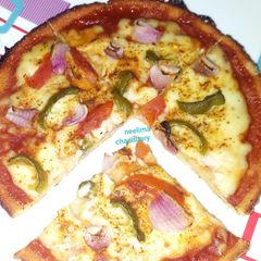 A picture of Makke ka pizza.