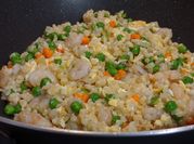 Una foto de arroz integral