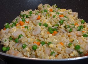 Una foto de Arroz integral tres delicias