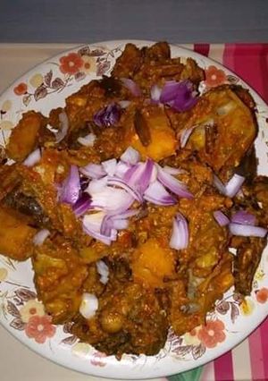 A picture of Local yam porridge.