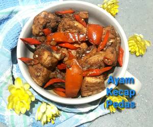 Gampangnya Menyajikan Ayam Kecap Pedas Lezat Mantap
