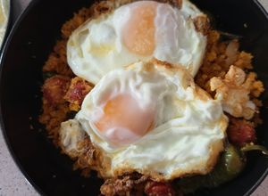Foto principal de Migas con pimientos de Padrón