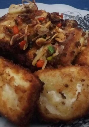 Foto resep Tahu sambal bawang