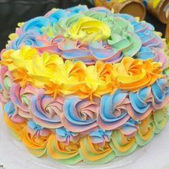Colourfull cake A picture of Colourfull cake.