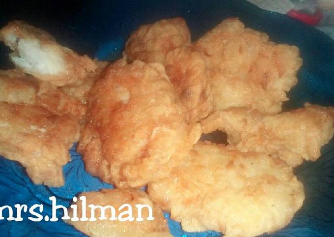 Chicken katsu (ayam fillet) foto resep utama