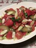 Ensalada de cherrys y fresones