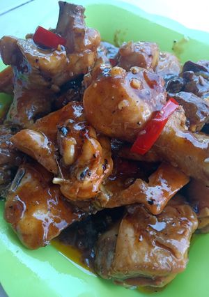 Foto resep Ayam Saus Lada hitam