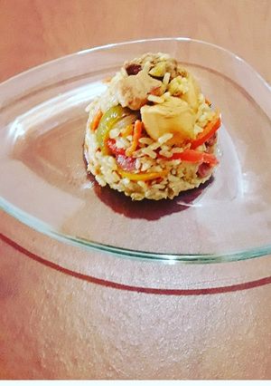 Una foto de Arroz mixto integral