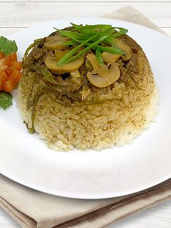 Foto resep Nasi Tim Daging