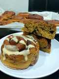 Anabolic Pumpkin Cinammon Rolls w/Protein Icing|Low Calorie, High Protein, Sugar Free