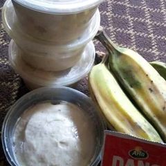 A picture of Banana ice cream.