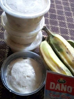 A picture of Banana ice cream.