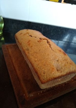 Una foto de Budín de manzana integral