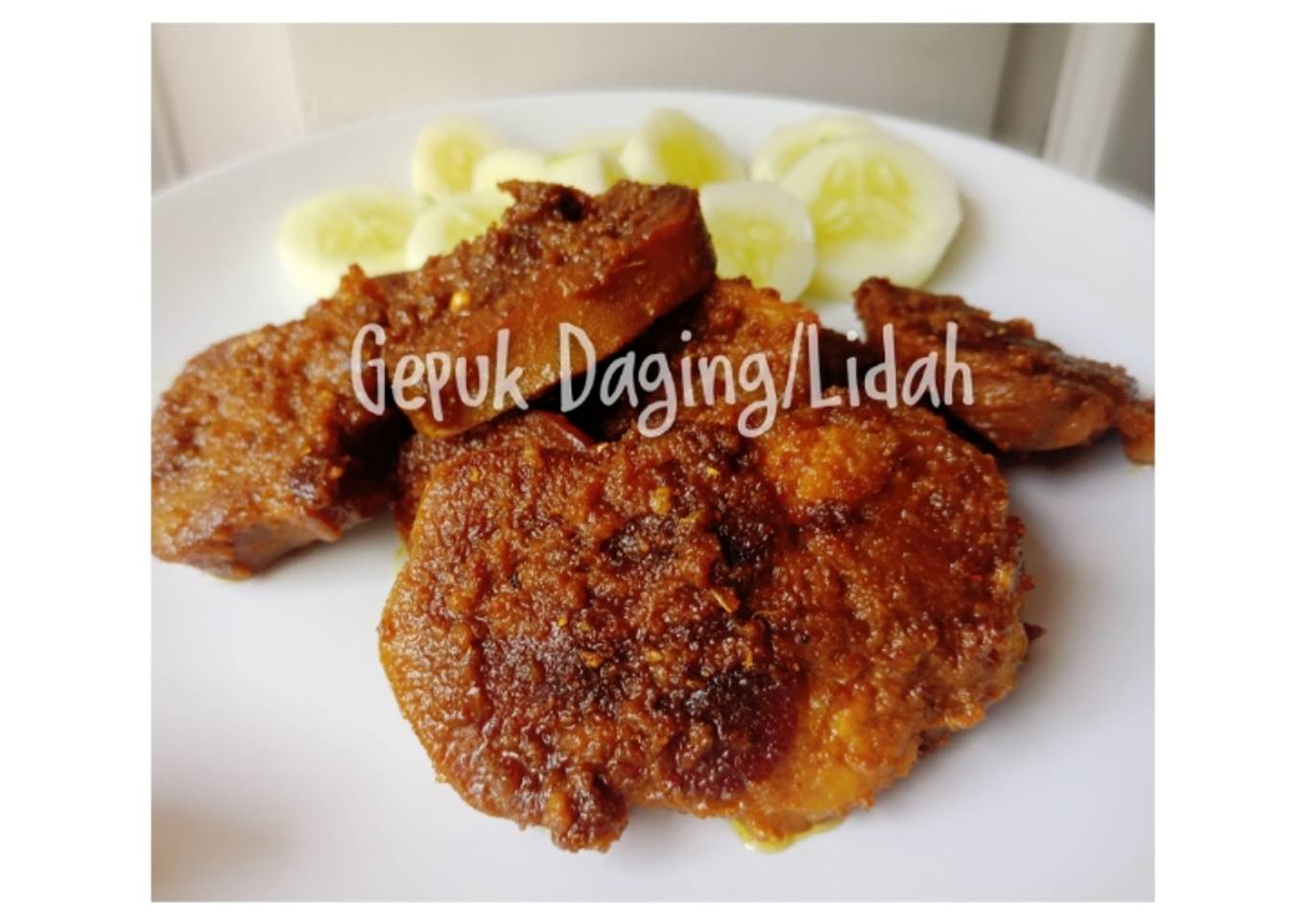 Gepuk Daging/Lidah Sapi