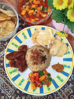 Foto resep Nasi kebuli praktis pakai bumbu gulai indofood