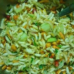 A picture of Mixed puffed rice (Bengali street food).