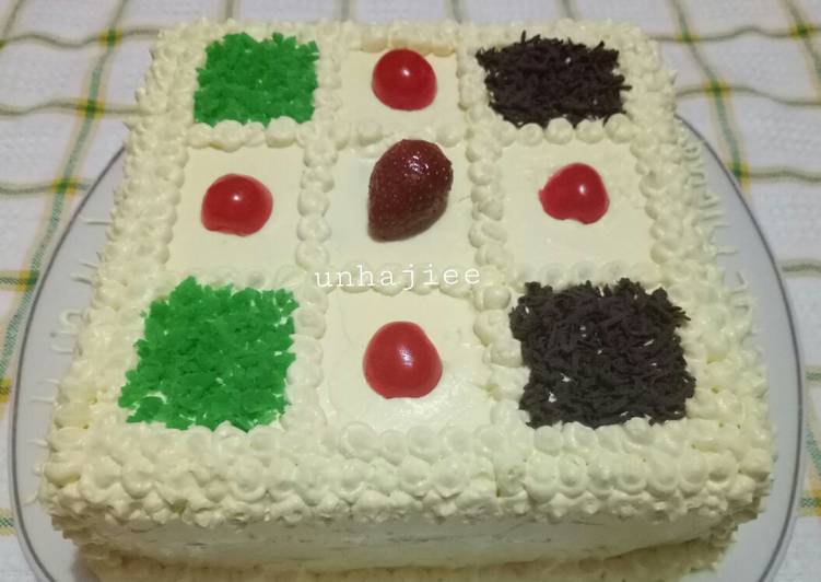 Resep Bolu pelangi kukus yang Menggugah Selera