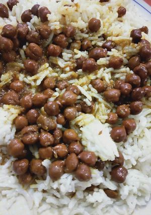 A picture of Chole chawal.