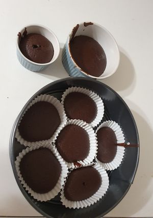 A picture of Cup cake brownie.