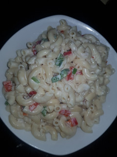 A picture of Macaroni salad.