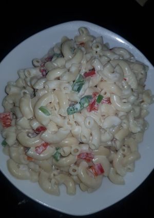 A picture of Macaroni salad.