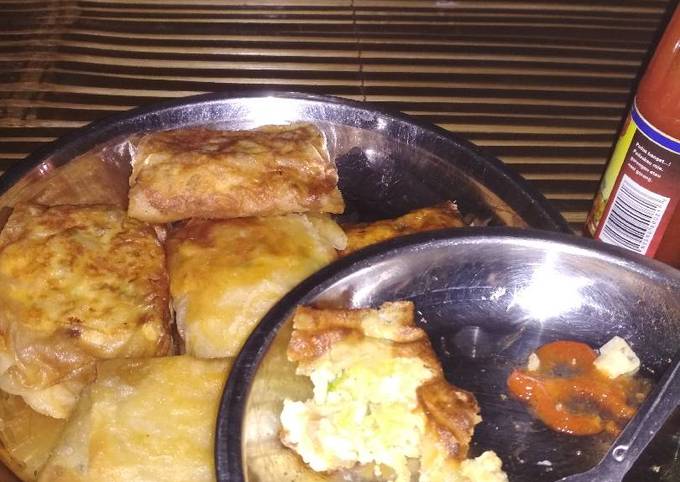 Martabak telur mie kulit lumpia