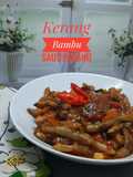 Kerang Bambu Saus Padang