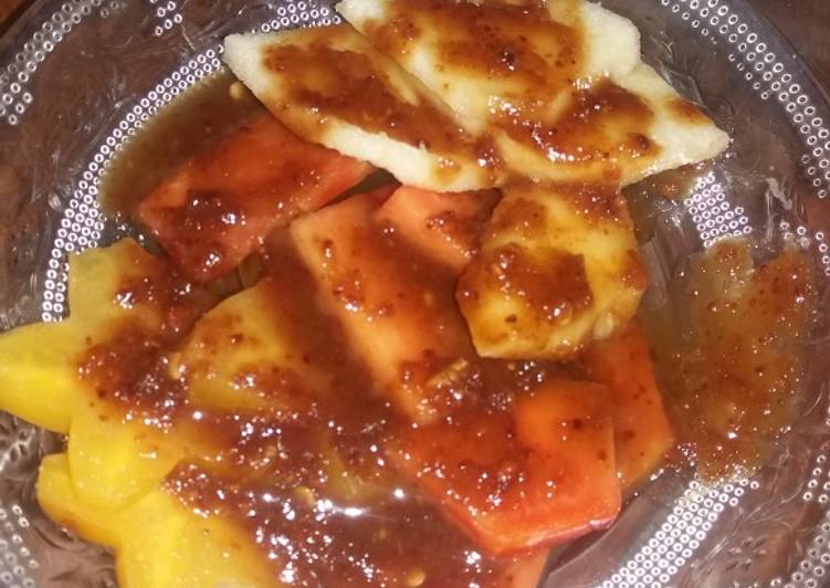 🍎🍍Rujak buah manis(^3^)