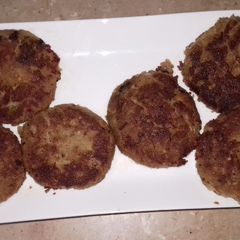 A picture of Shami kabab.