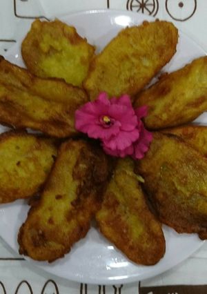 Hình của món Bánh chuối chiên.