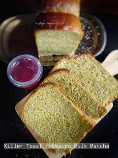 Foto resep Killer Toast Hokkaido Milk Matcha