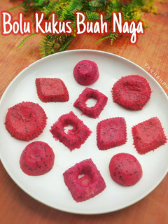 Foto resep Bolu Kukus Buah Naga (No Mixer)