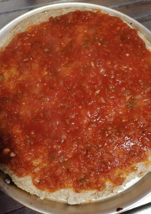 Una foto de Pizza con harina integral