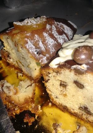 Una foto de Budín inglés con chips de chocolate