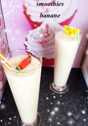 Une photo de Smoothies banane #aout