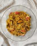 🍚🦪 Risotto con mejillones y surimi 🦪🍚 Risotto de Vigilia - con arroz integral
