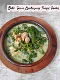 Bobor Daun Lembayung Tempe Pedas