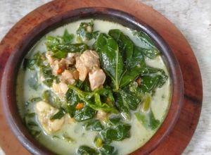 Foto resep Bobor Daun Lembayung Tempe Pedas