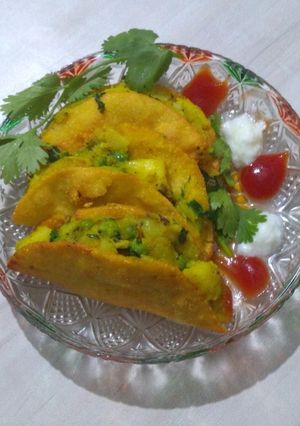 ટાકોસ સમોસા રેસીપી મુખ્ય ફોટો
