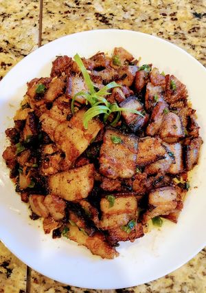 Hình của món Ba chỉ khìa.