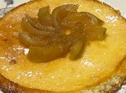 Una foto de souffle de ricotta