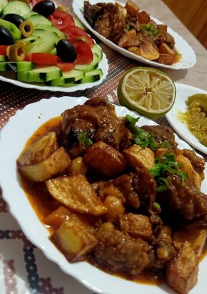 صورة لوصفة طاجين البوزلوف