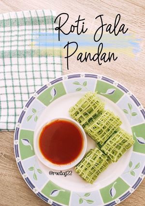 Foto resep Roti Jala Pandan (Kuah Kinca)