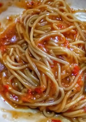 Foto resep Spaghetti super pedas