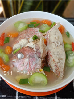 Foto resep Sup Ikan Kakap Merah
