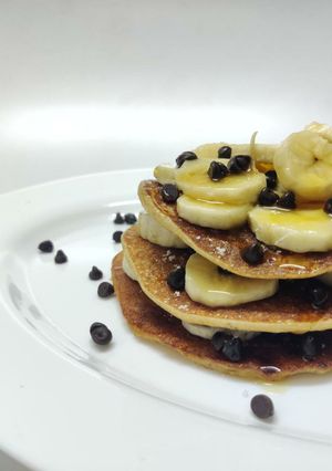 A picture of Banana oats pancake.