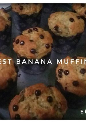 Foto resep The Best Banana Muffin Ever, Super Moist And No Mixer