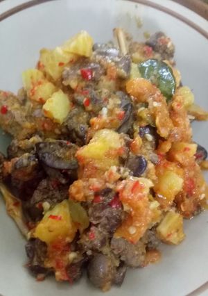 Foto resep Sambal goreng kentang ati ayam
