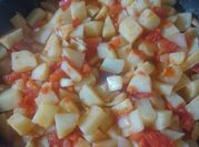 A picture of onion peels