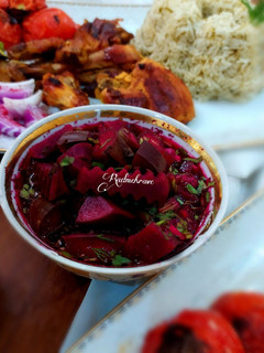 عکسی از دستور ترشی لبو و بادمجان